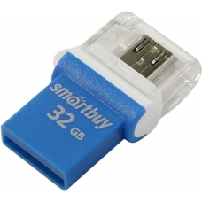 Флешка USB флэш-диск 32GB Smart Buy  OTG POKO series  синий